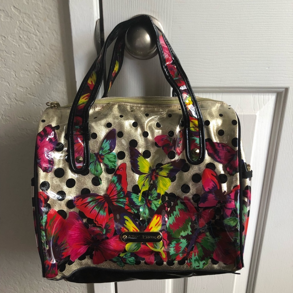 Betsy Johnson butterfly bag!